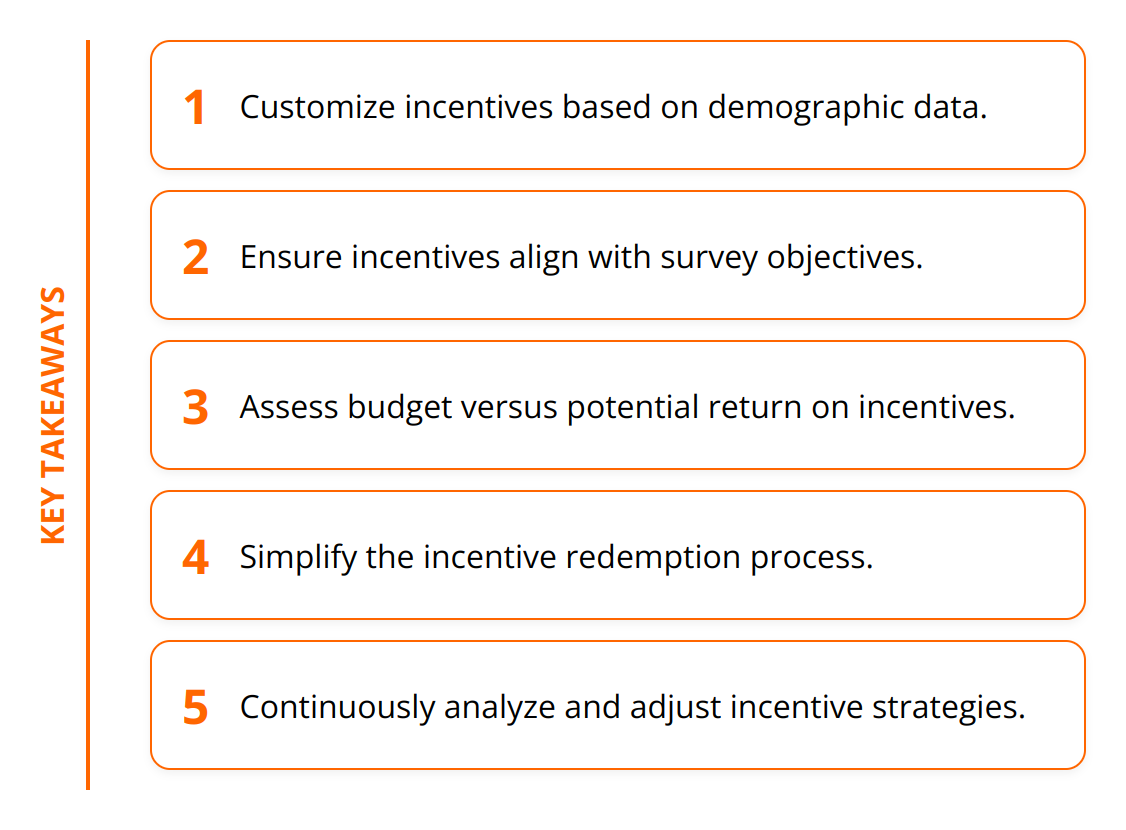 Key Takeaways - Survey Completion Incentives: Practical Tips