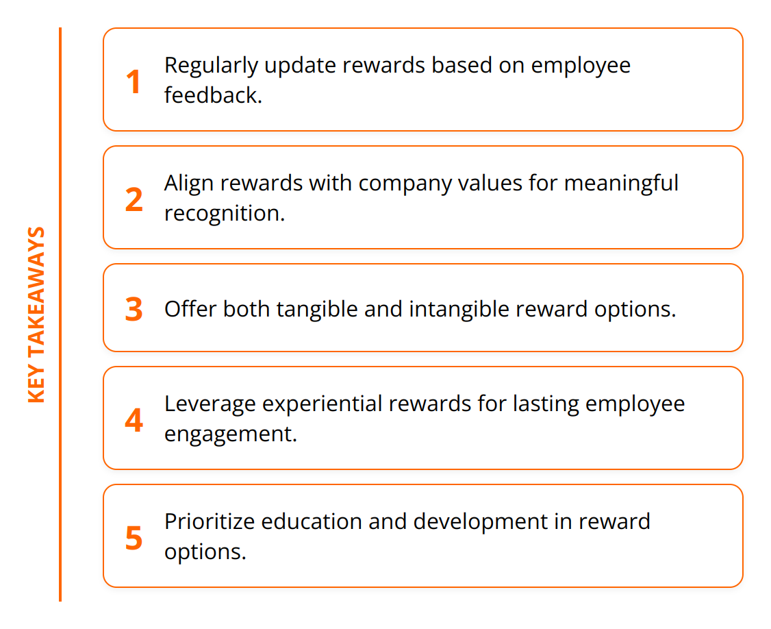 Key Takeaways - Employee Milestone Rewards [Pro Tips]