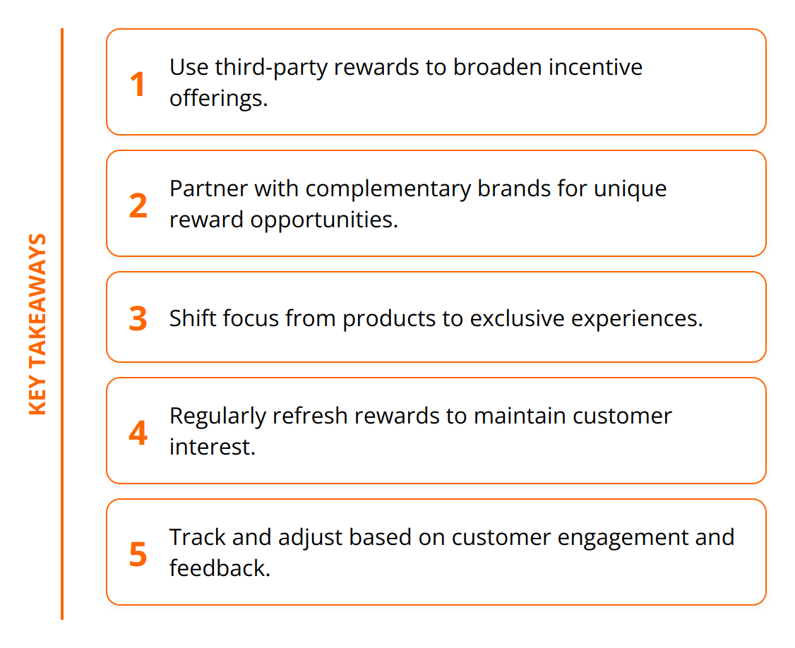 Key Takeaways - Why you should not use your own products or services as rewards or incentives as part of your promotion, reward and incentives programs