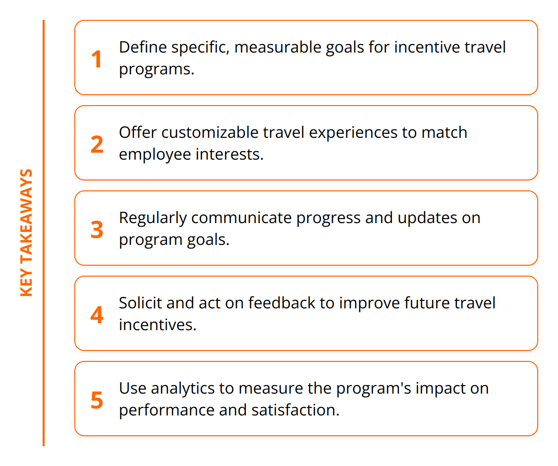 Key Takeaways - Why Incentive Travel Programs Can Boost Employee Motivation