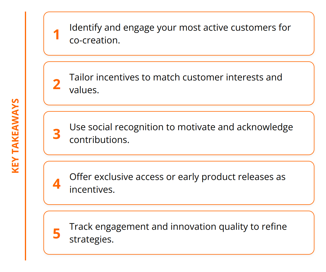 Key Takeaways - Why Incentives for Customer Co-Creation Are Effective