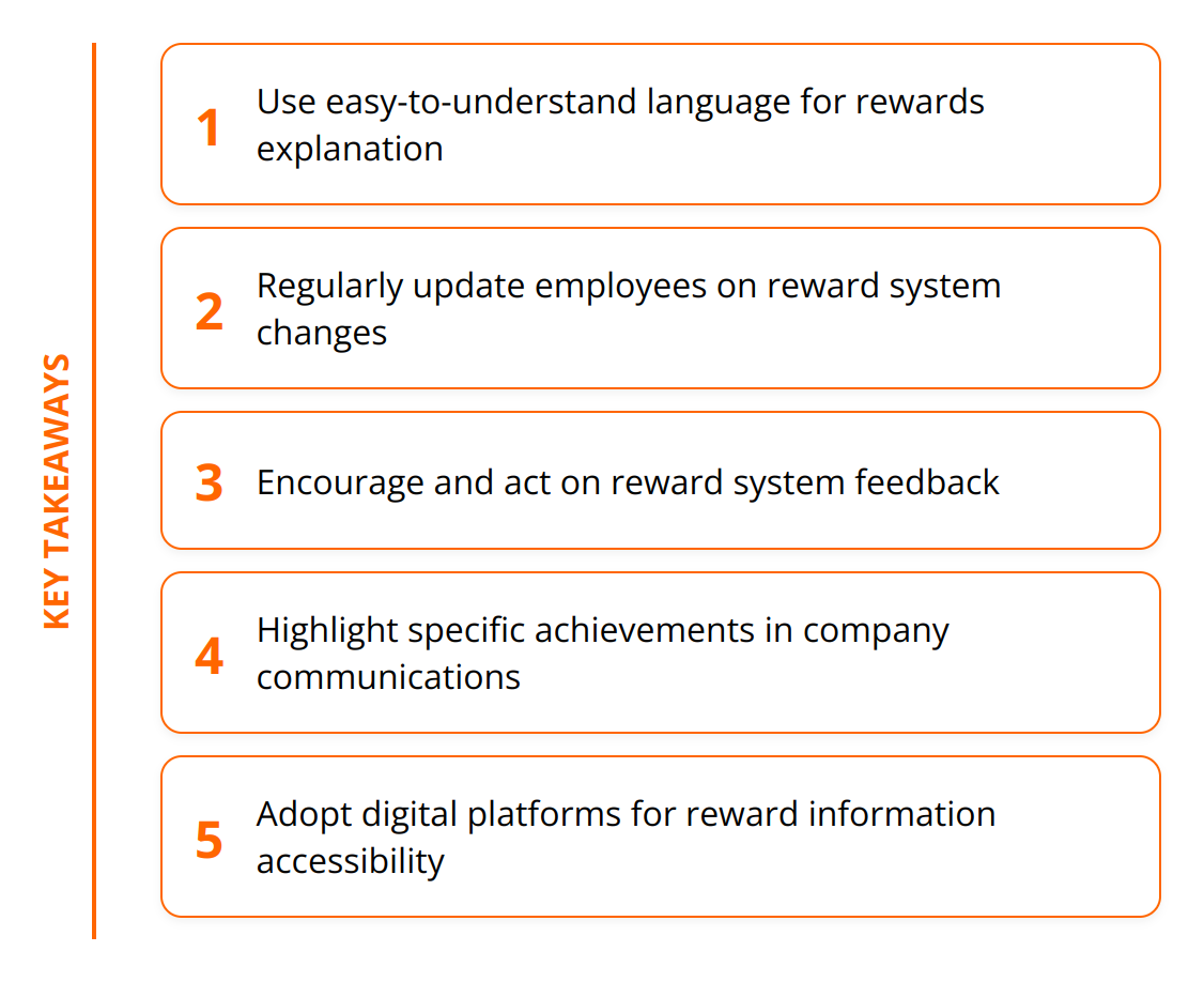 Key Takeaways - Effective Reward Communication Explained