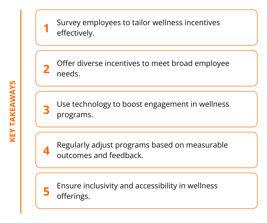 Key Takeaways - Employee Wellness Incentives: Practical Tips