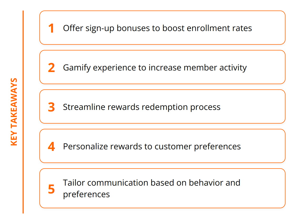 Key Takeaways - What Metrics to Track for Loyalty Program Engagement