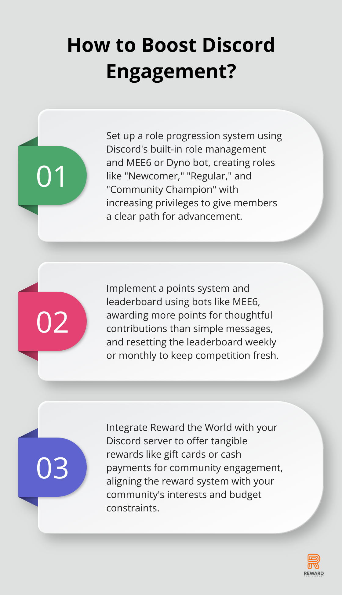 Infographic: How to Boost Discord Engagement? - gamification discord